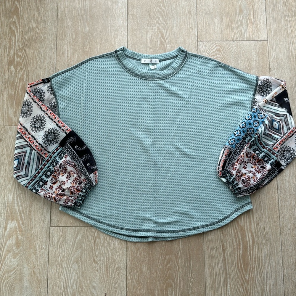 Long sleeve blouse